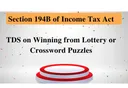 Section 194B of the Income Tax Act, 1961