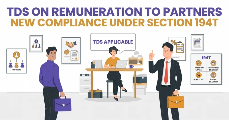Applicability of TDS U/S 194 T W.E.F 01.04.2025
